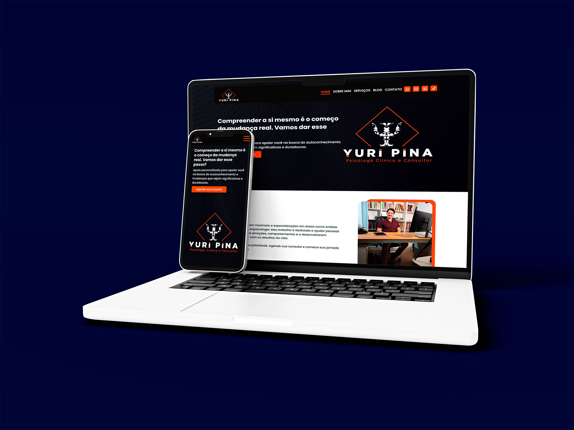 Portfolio website Yuri Pina